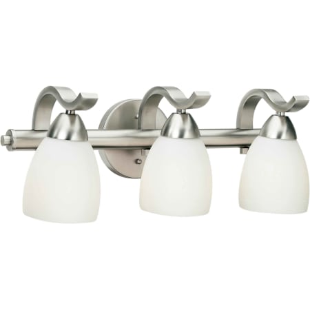 A large image of the Forte Lighting 5045-03 Brushed Nickel