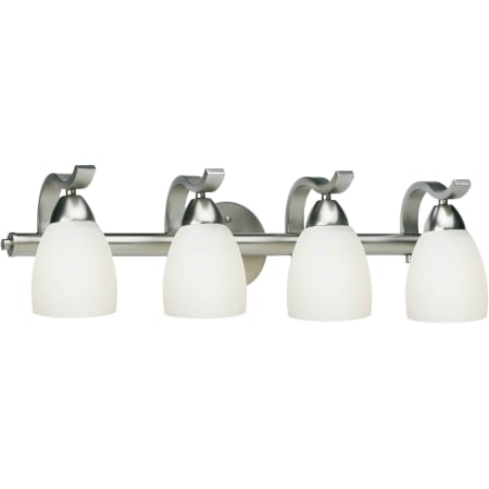 A large image of the Forte Lighting 5045-04 Brushed Nickel