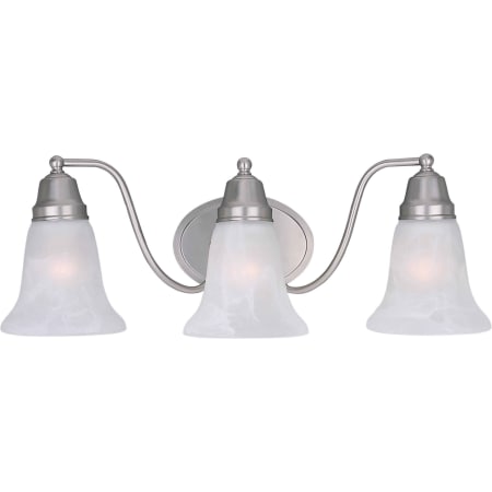 A large image of the Forte Lighting 5065-03 Brushed Nickel