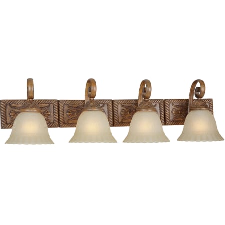 A large image of the Forte Lighting 5082-04 Rustic Sienna