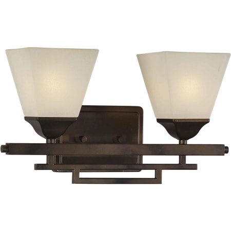 A large image of the Forte Lighting 5084-02 Antique Bronze