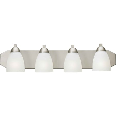 A large image of the Forte Lighting 5102-04 Brushed Nickel
