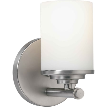 A large image of the Forte Lighting 5105-01 Brushed Nickel