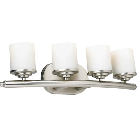 A large image of the Forte Lighting 5105-04 Brushed Nickel