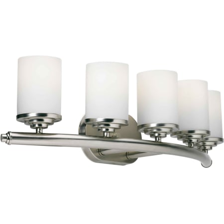 A large image of the Forte Lighting 5105-05 Brushed Nickel