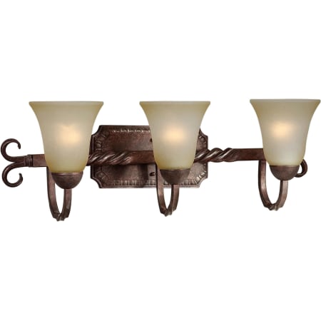 A large image of the Forte Lighting 5112-03 Black Cherry