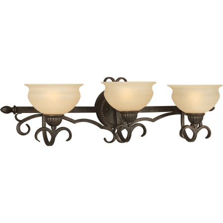 A large image of the Forte Lighting 5222-03 Bordeaux