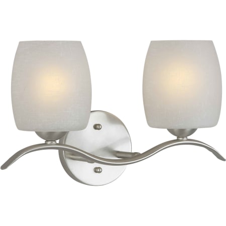 A large image of the Forte Lighting 5251-02 Brushed Nickel