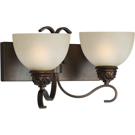 A large image of the Forte Lighting 5365-02 Antique Bronze