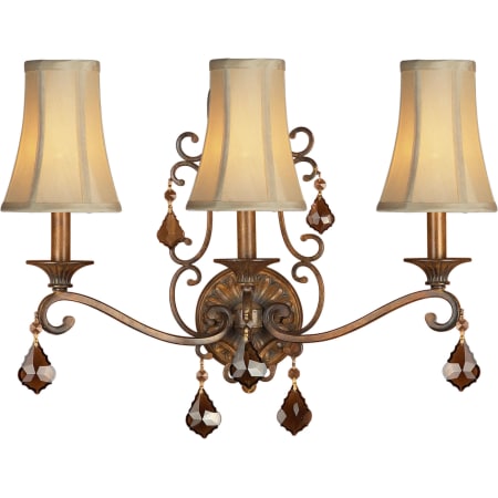 A large image of the Forte Lighting 7484-03 Rustic Sienna