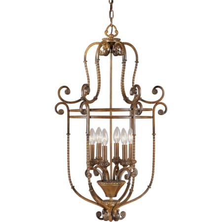 A large image of the Forte Lighting 7493-06 Rustic Sienna
