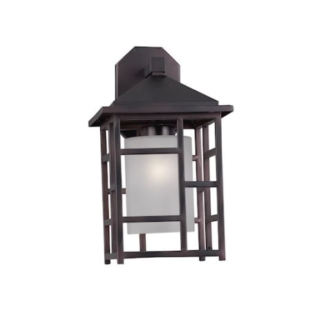 A large image of the Forte Lighting 1248-01 Antique Bronze