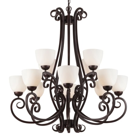 A large image of the Forte Lighting 2250-12 Antique Bronze