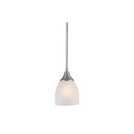 A large image of the Forte Lighting 2378-01 Brushed Nickel