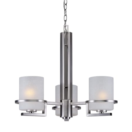 A large image of the Forte Lighting 2404-03 Brushed Nickel