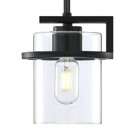 A large image of the Forte Lighting 2405-01 Black