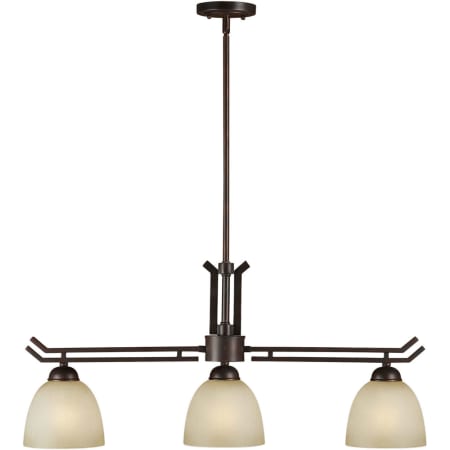 A large image of the Forte Lighting 2439-03 Antique Bronze