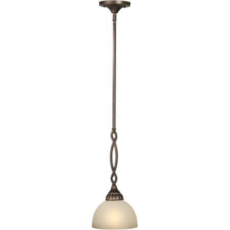A large image of the Forte Lighting 2496-01 Black Cherry