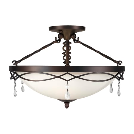 A large image of the Forte Lighting 2496-03 Antique Bronze
