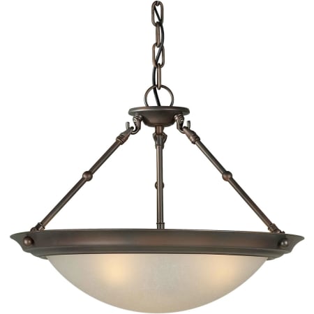 A large image of the Forte Lighting 2515-03 Antique Bronze