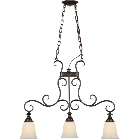A large image of the Forte Lighting 2539-03 Bordeaux