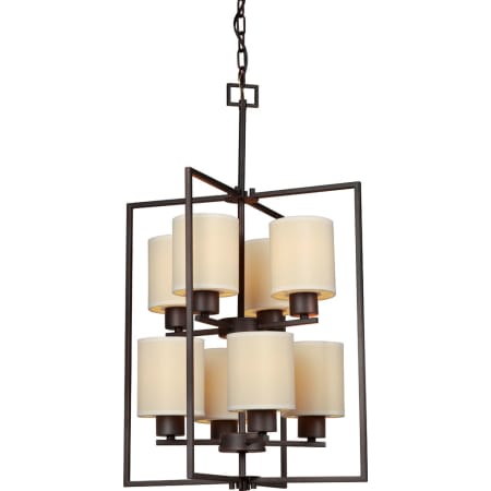 A large image of the Forte Lighting 2570-08 Antique Bronze