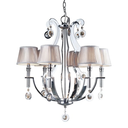A large image of the Forte Lighting 2579-06 Chrome