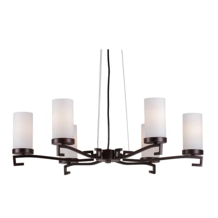 A large image of the Forte Lighting 2592-06 Antique Bronze
