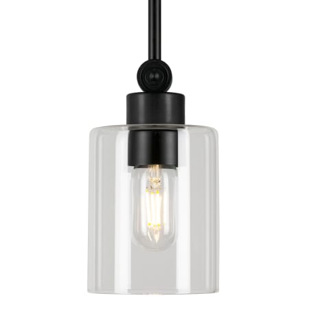 A large image of the Forte Lighting 2614-01 Black