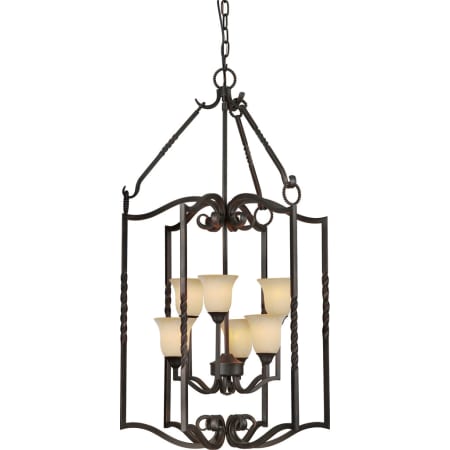 A large image of the Forte Lighting 2633-06 Bordeaux