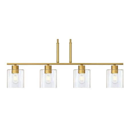A large image of the Forte Lighting 2664-04 Soft Gold