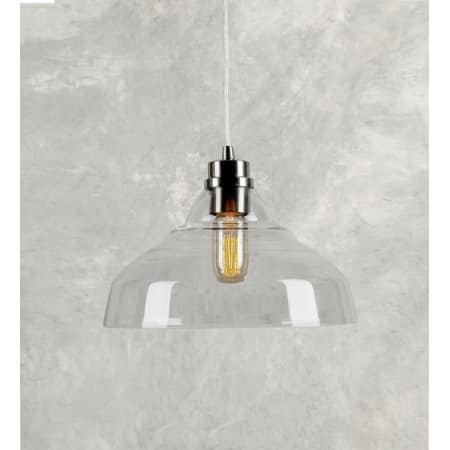 A large image of the Forte Lighting 2672-01 Brushed Nickel