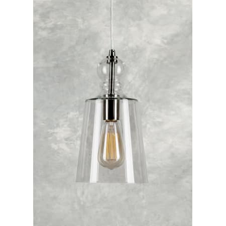 A large image of the Forte Lighting 2674-01 Brushed Nickel