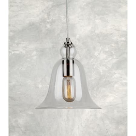 A large image of the Forte Lighting 2676-01 Brushed Nickel