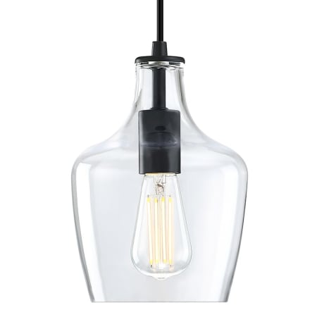 A large image of the Forte Lighting 2679-01 Black