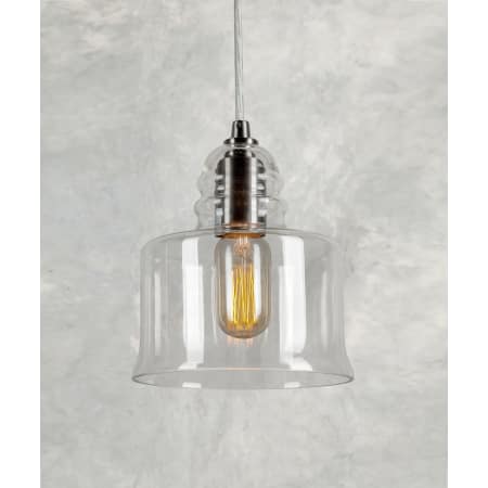 A large image of the Forte Lighting 2680-01 Brushed Nickel