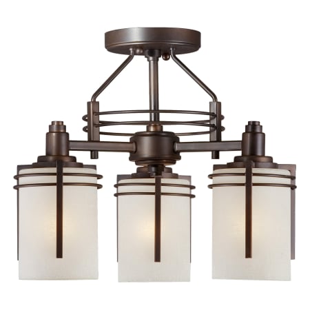A large image of the Forte Lighting 2692-03 Antique Bronze