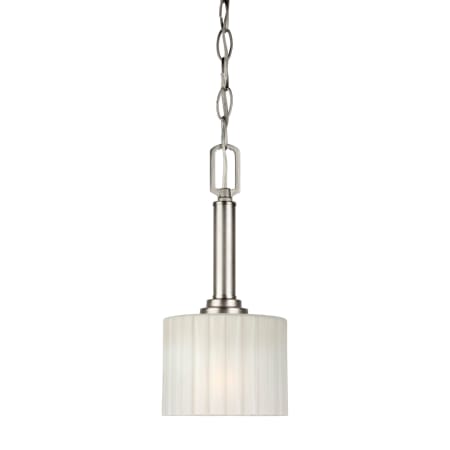 A large image of the Forte Lighting 2695-01 Brushed Nickel
