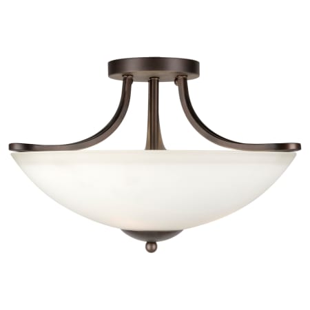 A large image of the Forte Lighting 2697-03 Antique Bronze