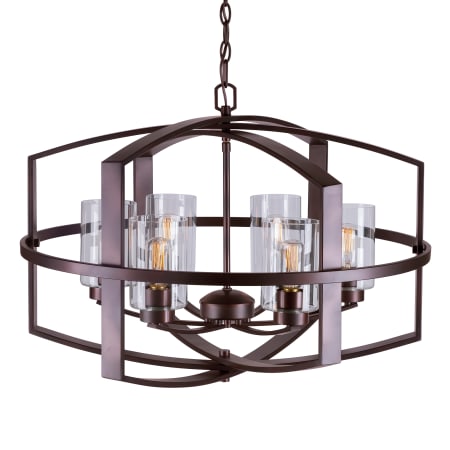 A large image of the Forte Lighting 2718-06 Antique Bronze