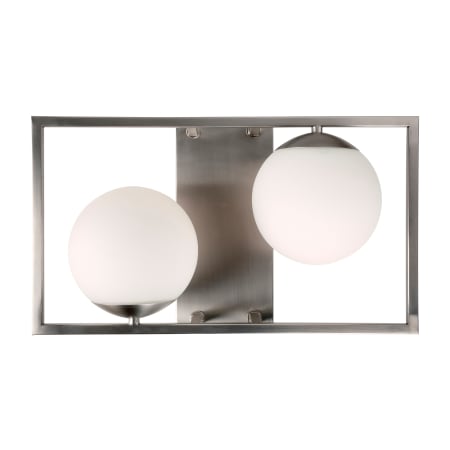 A large image of the Forte Lighting 2727-02 Brushed Nickel Alternate View 1