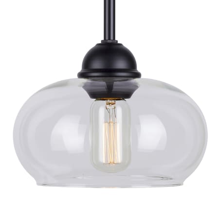 A large image of the Forte Lighting 2732-01 Black