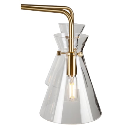 A large image of the Forte Lighting 2733-05 Soft Gold Alternate View 1