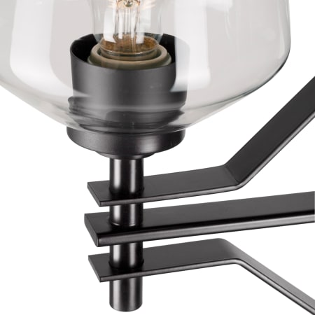 A large image of the Forte Lighting 2743-06 Black Alternate View 1