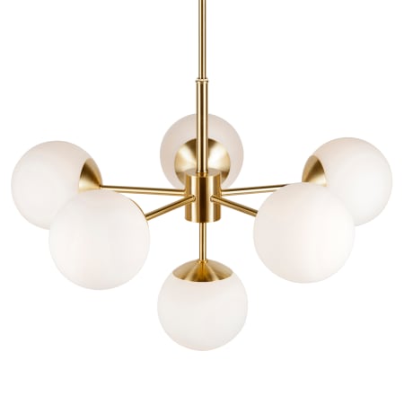 A large image of the Forte Lighting 2745-06 Soft Gold