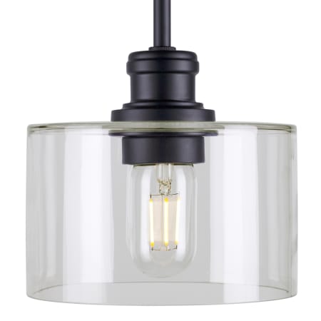 A large image of the Forte Lighting 2748-01 Black