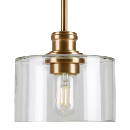 A large image of the Forte Lighting 2748-01 Soft Gold