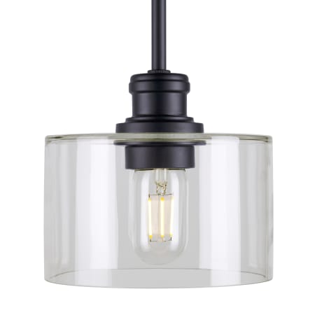 A large image of the Forte Lighting 2748-01 Black Alternate View 1