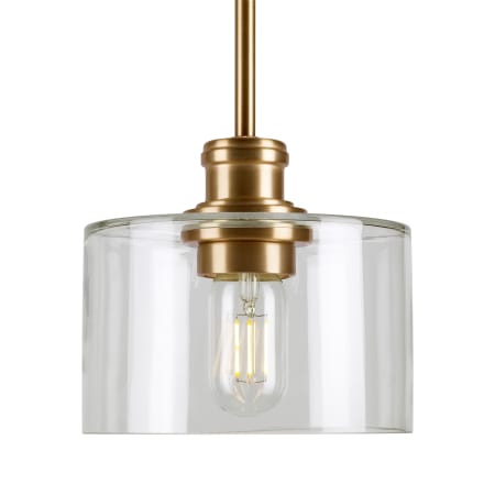 A large image of the Forte Lighting 2748-01 Soft Gold Alternate View 1