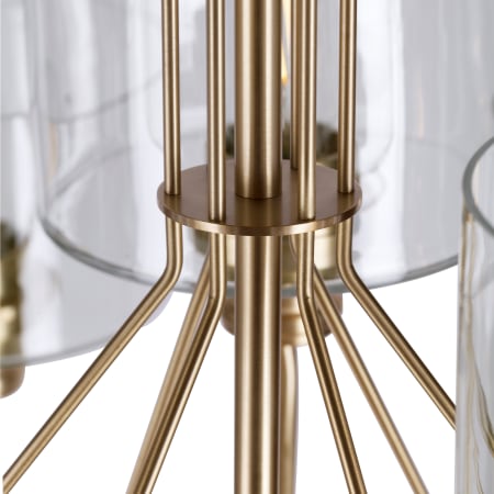 A large image of the Forte Lighting 2748-09 Soft Gold Alternate View 2